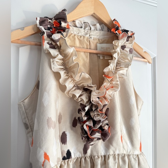 Kate Spade Lucille Silk-Blend Shift Dress - Picture 3 of 6